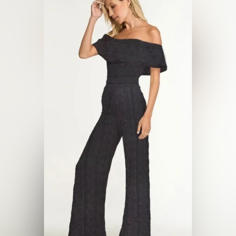 Nightcap black lace jumpsuit size small